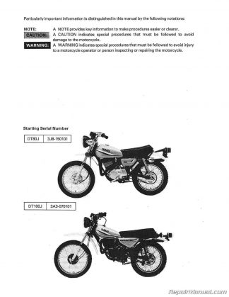 Suzuki dt100 manual