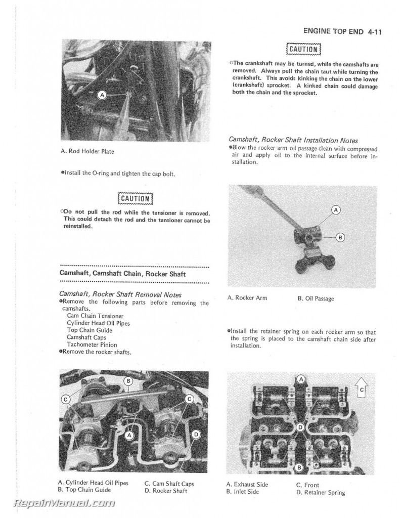 1984 Kawasaki EN450A1 454 LTD Motorcycle Service Manual