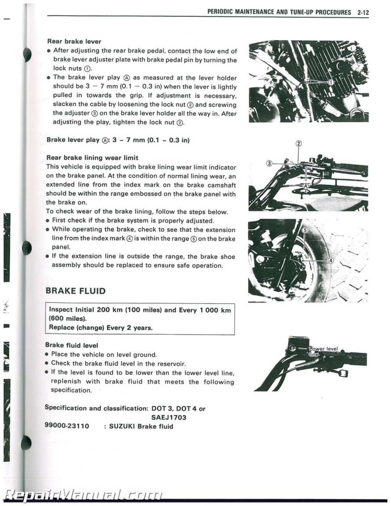 1988-1998 Suzuki LT-F250 Quadrunner Service Repair Manual