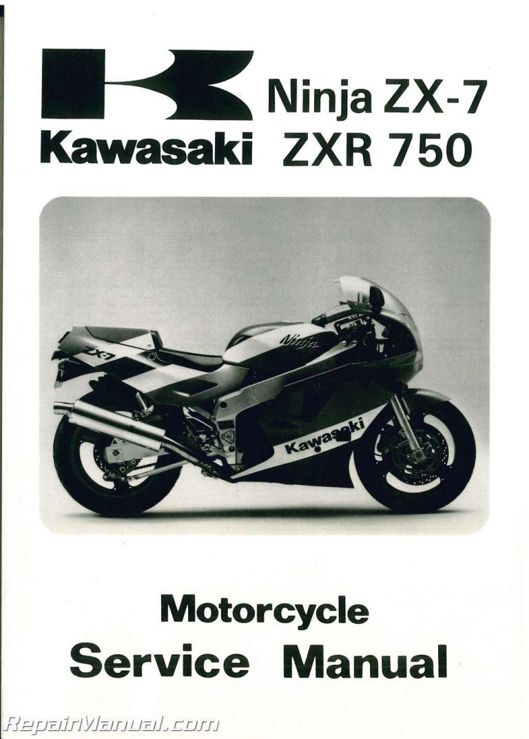 1989-1990 Kawasaki ZX750H Service Manual
