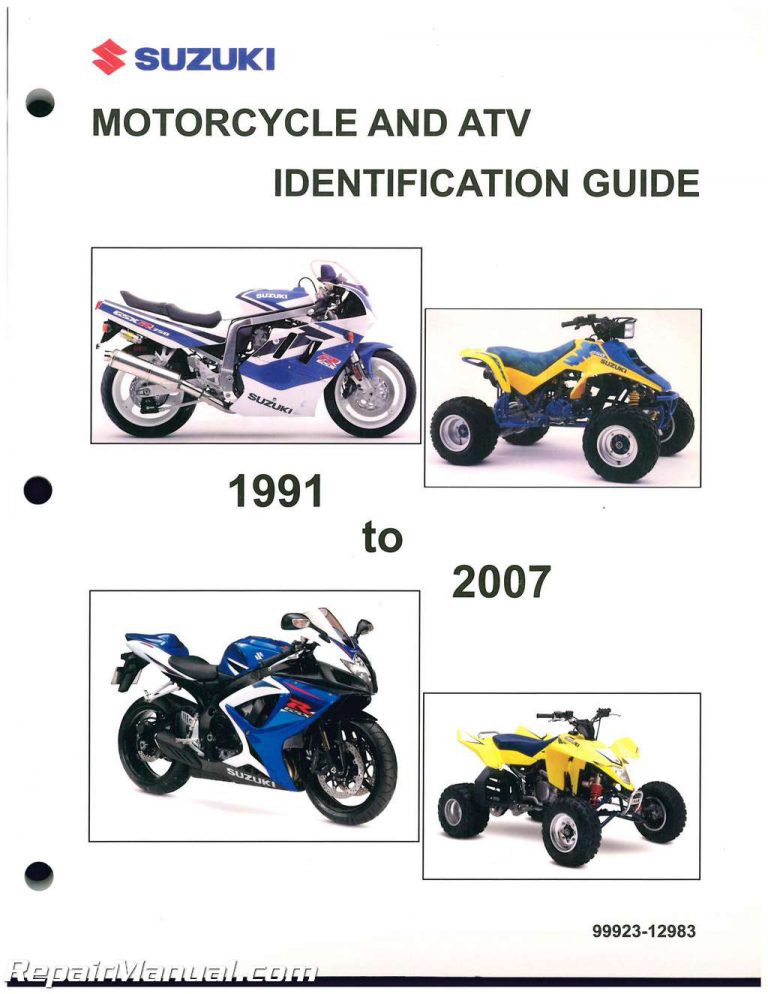 How To Read Suzuki Atv Vin Number