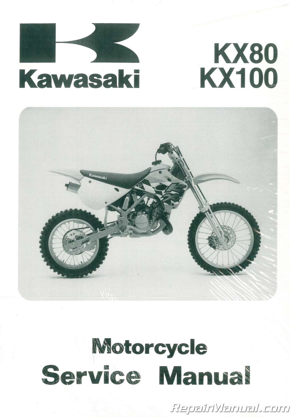slå op Samle gravid 1991-1997 Kawasaki KX80 KX100 Service Manual