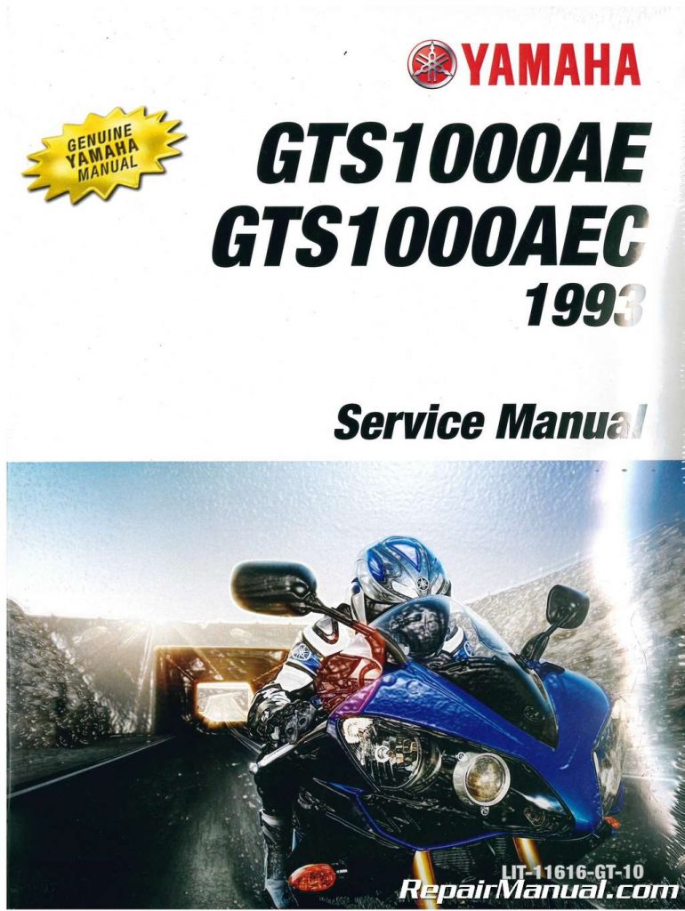 1993-1994 Yamaha GTS1000 Motorcycle Service Manual