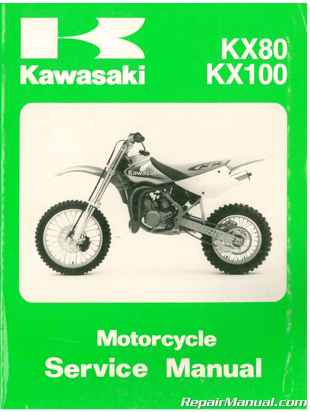 metodologi hagl mosaik Used 1998-1999 Kawasaki KX80 KX100 Service Manual