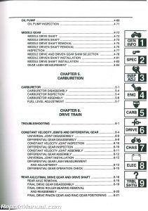 1998-2001 Yamaha YFM600 GRIZZLY ATV Service Manual