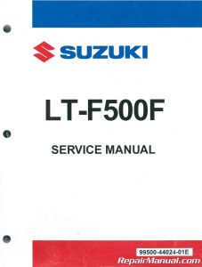 1998-2002 Suzuki LT-F500F ATV Service Manual