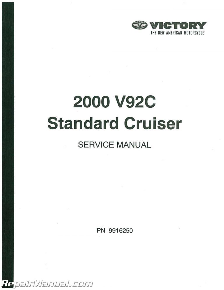 Victory Service Manual Pdf