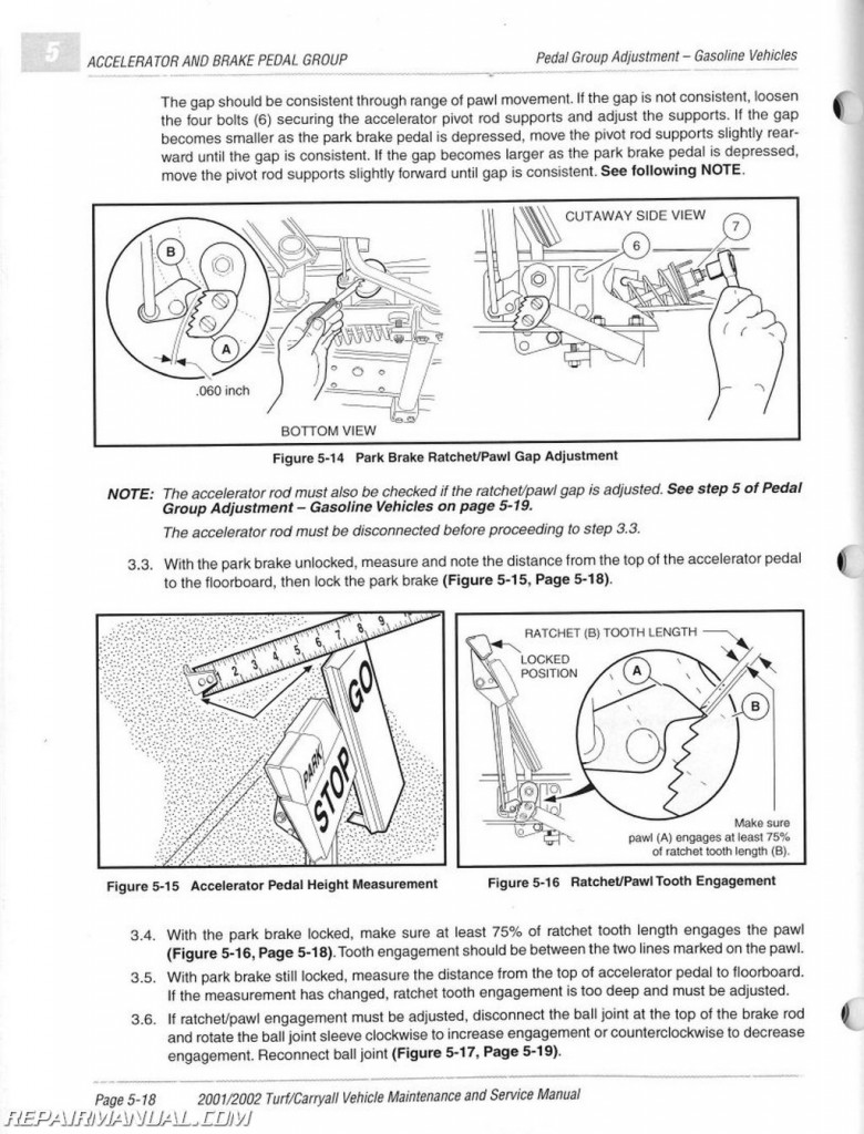 Club Car Turf 2 Parts Manual