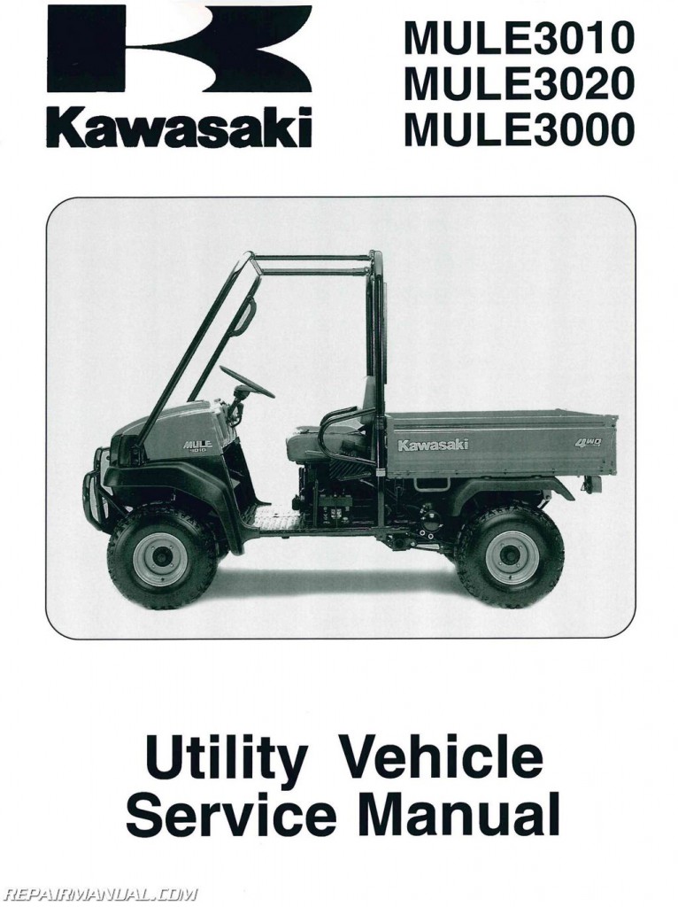 2001-2008 Kawasaki KAF620 Mule 3000 3010 3020 Service Manual