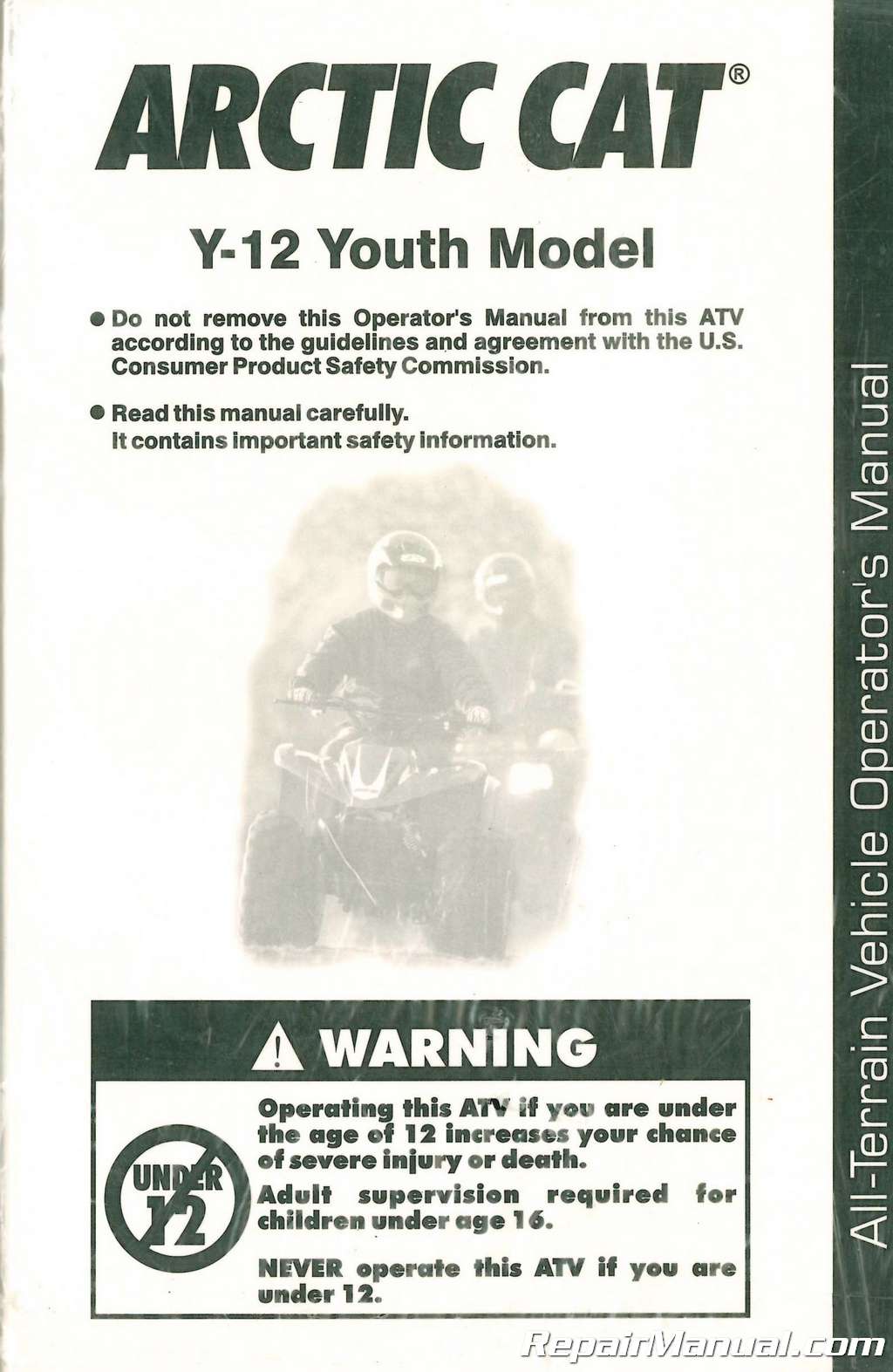 Arctic Cat 2005 500 Atv Owners Manual