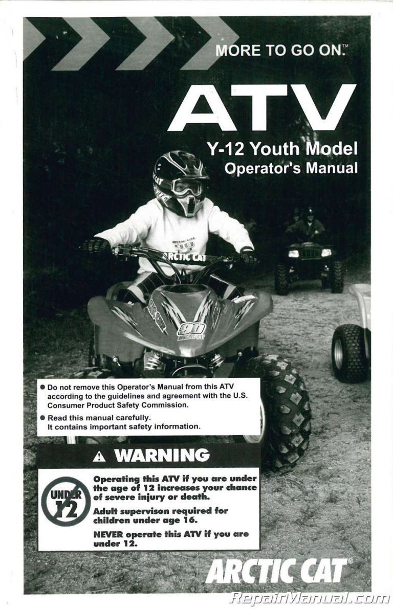 2004-2005 Arctic Cat 90 ATV Owners Manual