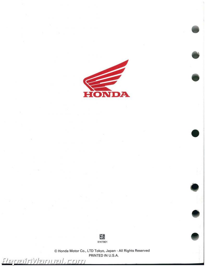 Honda Ruckus Service Manual Pdf