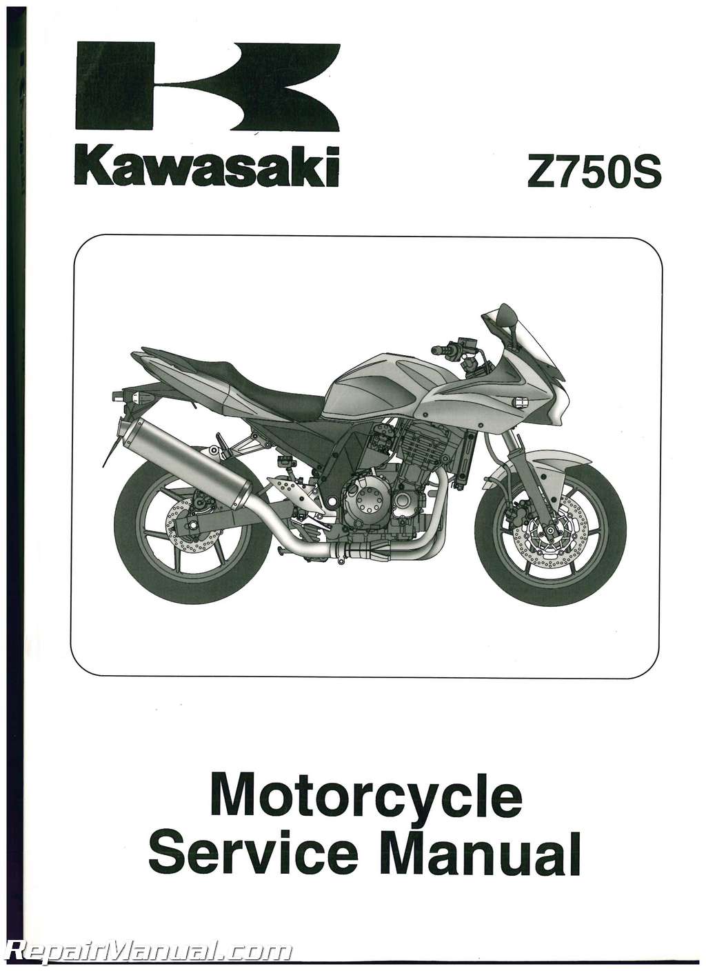 2005 Kawasaki Z750S ZR750K Motorcycle Service Manual