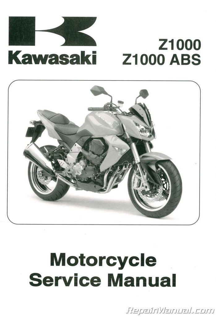 Used 2007 Z1000 Kawasaki ZR1000B Service Manual