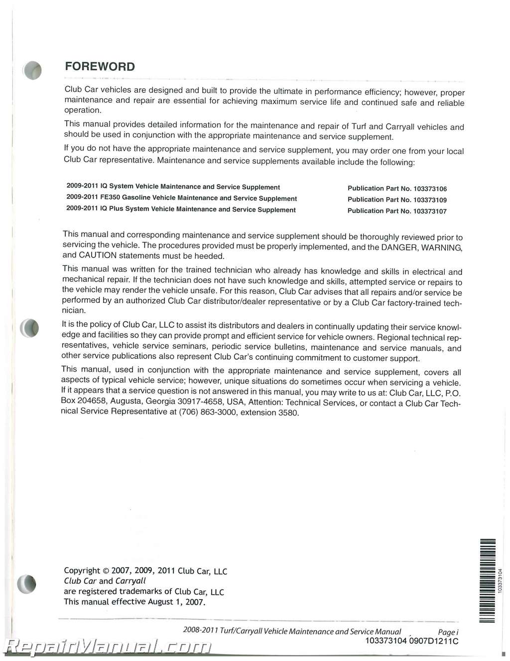 Club Car Turf Carry All 2 Wiring Diagram - Wiring Diagram