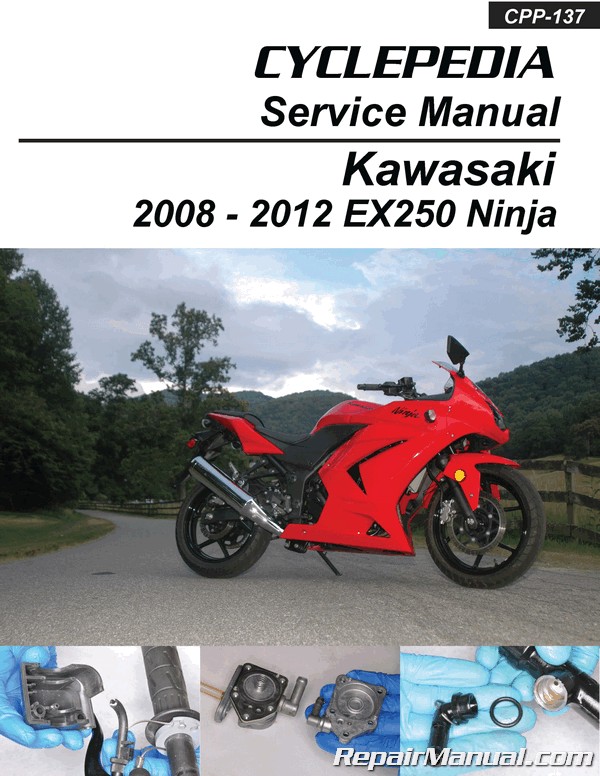 2008-2012 Kawasaki Ninja 250R Printed Service
