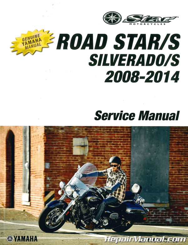 2008-2014 Yamaha XV17 RoadStar S XV17 Road Star Silverado S Motorcycle