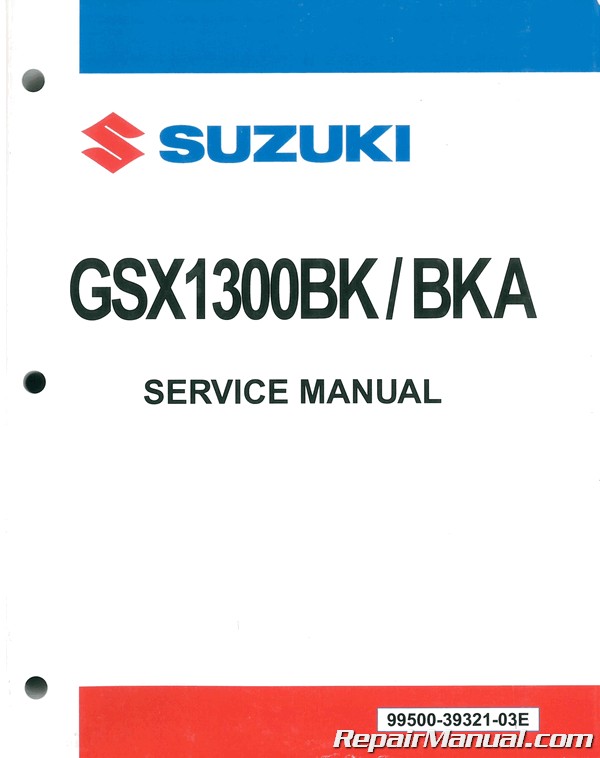 2008 Suzuki GSX1300BK BKA K8 B-King Service Manual