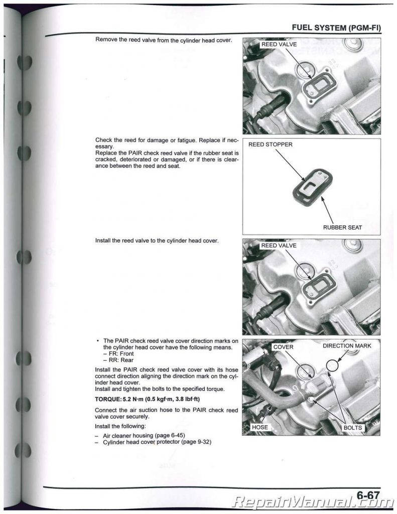 2010 - 2011 Honda NT700 Motorcycle Scooter Service Manual