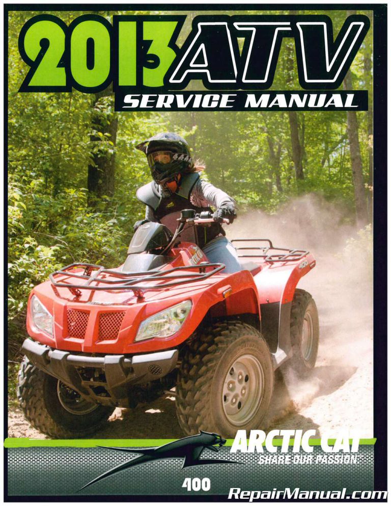 2013 Arctic Cat 400 Service Manual