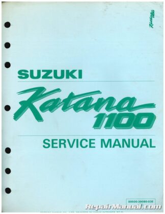 Used 1988-1989 Suzuki Katana 1100 Service Manual