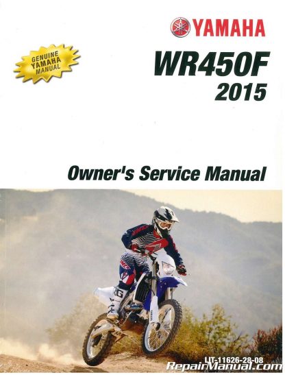 2015 Yamaha WR450F Motorcycle Owners Service Manual