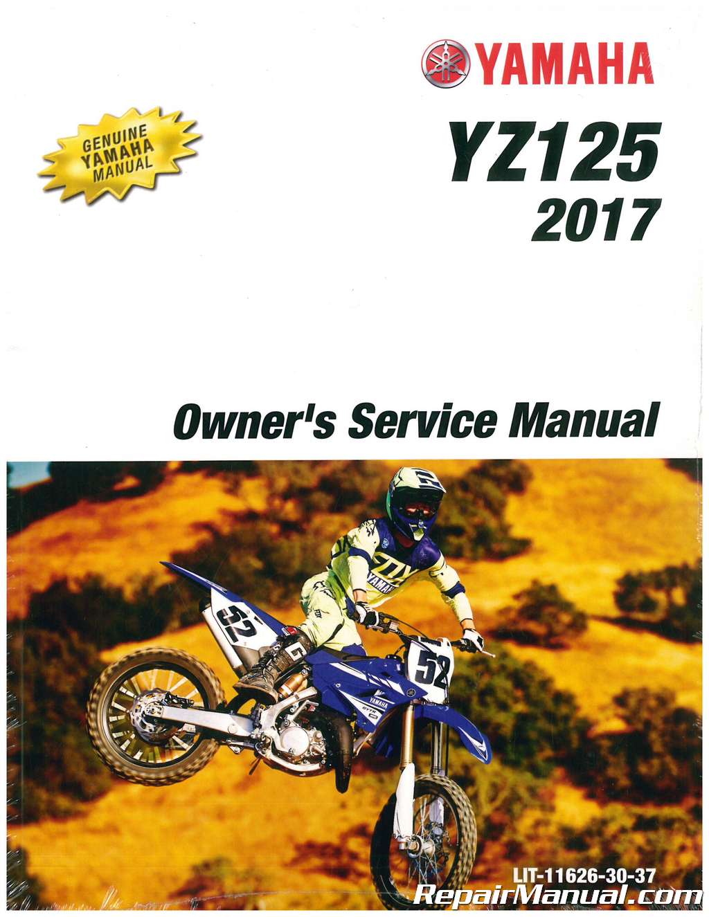 2017 Yamaha YZ125 Motorcycle Owners Service Manual