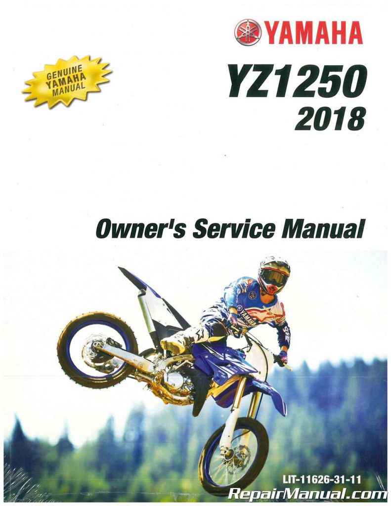 2018 Yamaha YZ125 Motorcycle Owners Service Manual