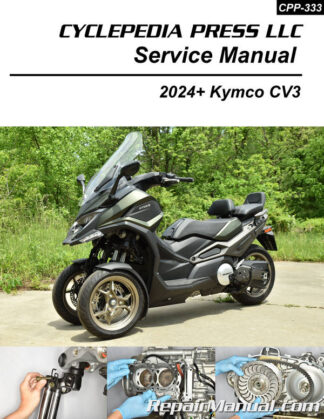 KYMCO CV3 Scooter Printed Service Manual