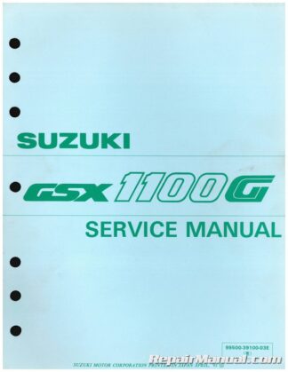 USED 1991-1992 Suzuki GSX1100G Motorcycle Service Manual