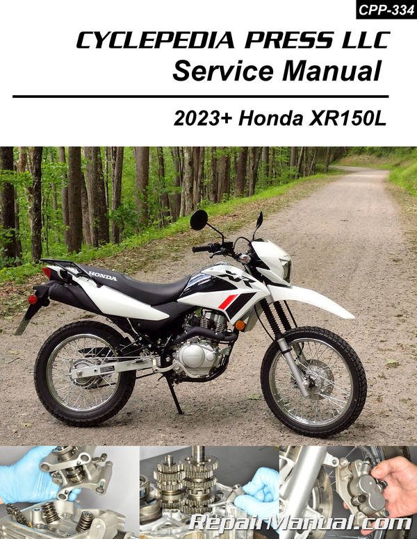 Honda XR150L Motorcycle Printed Service Manual