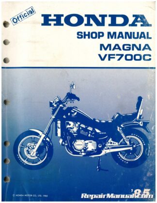 Used 1985 Honda VF700C Magna Motorcycle Service Manual