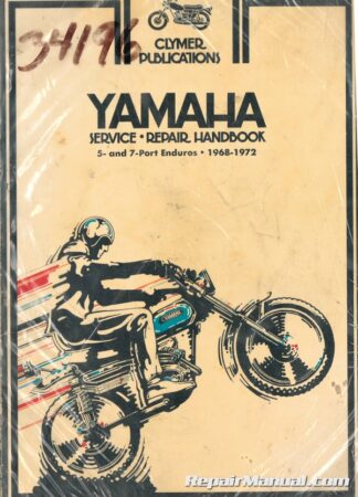 USED 1968-1972 Yamaha 3 and 7 Port Enduros Clymer Motorcycle Repair Manual