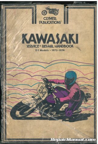 USED 1973-1974 Kawasaki Z-1 Clymer Motorcycle Repair Manual