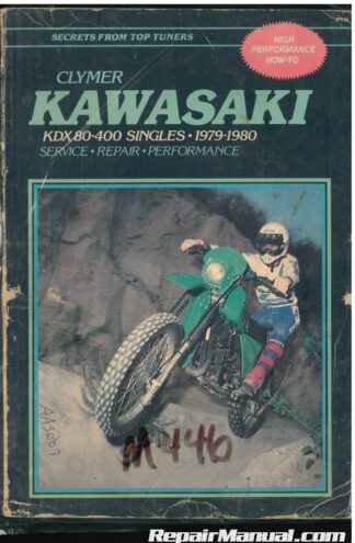 USED 1979-1980 Kawasaki KDX80 175 250 400 Clymer Motorcycle Repair Manual