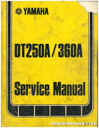 Used 1974 Yamaha DT250A DT360A Service Manual