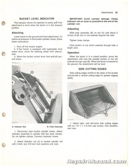 Used John Deere 146 Farm Loader Operators Manual I7 - Image 3