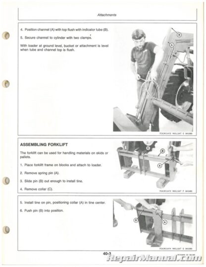 Used John Deere 175 Farm Loader Operators Manual L5 - Image 3