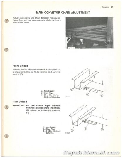 Used John Deere 714A and 716A Forage Wagons Operators Manual C9 - Image 3