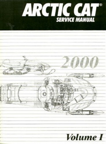 2000 Arctic Cat Snowmobile Service Repair Manual Volume 1