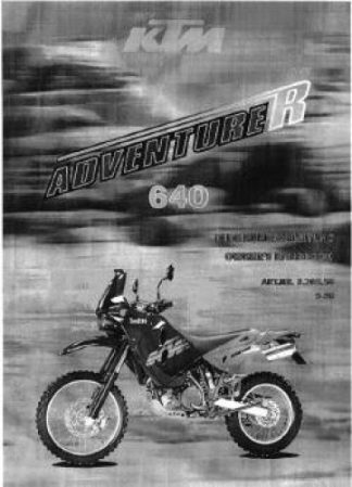 1984 KTM 250MX MXC GS Motorcycle Owners Repair Manual