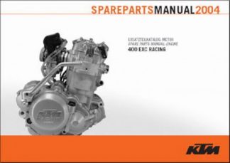 Official 2004 KTM 400 EXC Racing Engine Spare Parts Manual