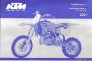 Official 2001 KTM 65SX Engine and Chassis Spare Parts Manual