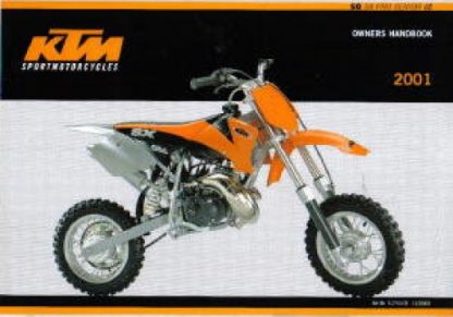 Official 2001 KTM 50 SX Pro Senior LC Owners Handbook