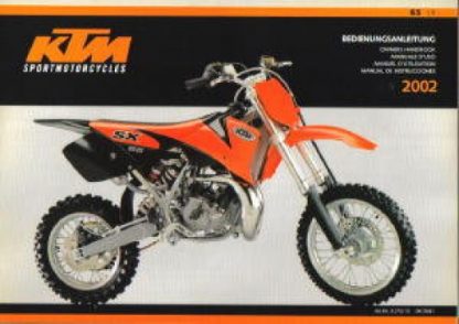 Official 2002 KTM 65SX Owners Handbook