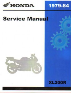 1979-1984 Honda XL200R XL185S XL125S Motorcycle Service Manual