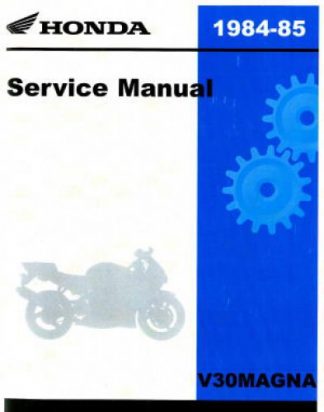 Official 1984-1985 Honda VF500C V30MAGNA Factory Service Manual