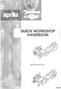 Aprilia Mojito 50 Scooter Engine Workshop Manual