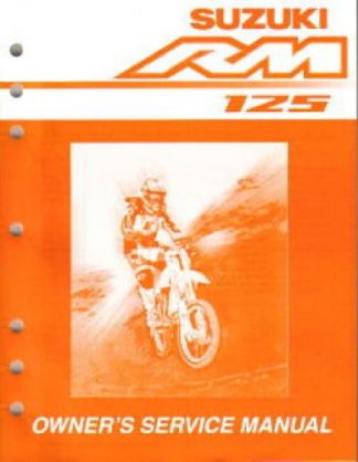 Used 2005 Suzuki RM125 Motorcycle Factory Owners Service Manual