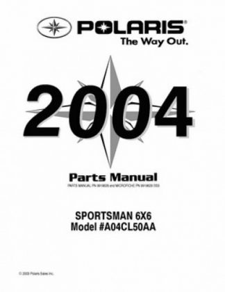 Official 2004 Polaris SPORTSMAN 6X6 Factory Parts Manual